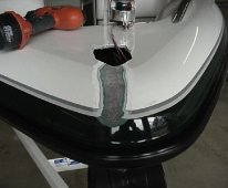 Inlaid Gel-Coat Repair
